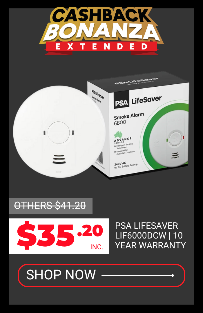 Click to shop the PSA LIF6000DCW smoke alarm.