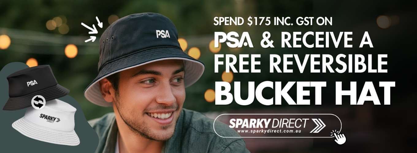 Click here for PSA promotion. Exclusive to Sparky Direct. Limited Time Only. 