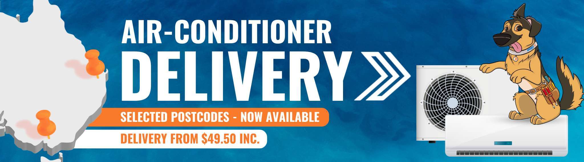 SEQ and VIC - Air Conditioner Delivery - Now Available. Click to learn more. 