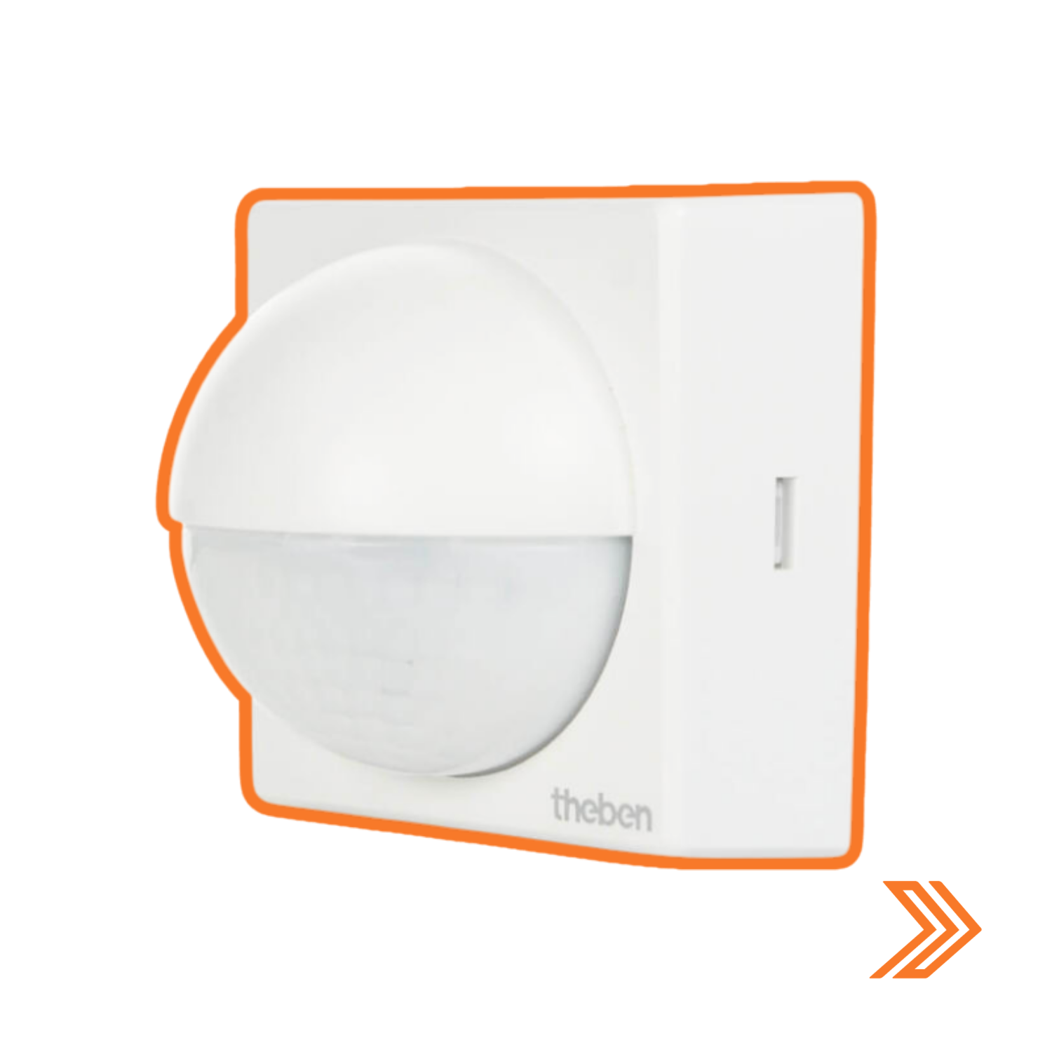 Click to shop the THELUXA-R180-WH outdoor wall PIR motion detector.
