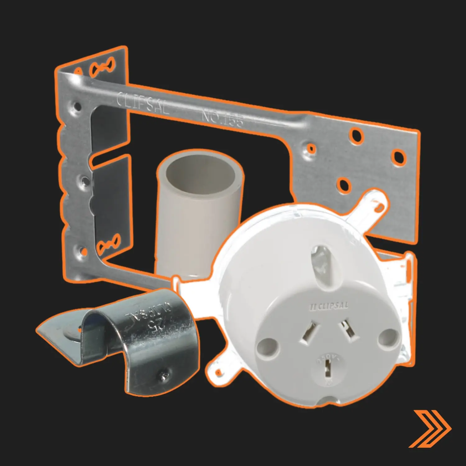 Click here for a pack of three Clipsal 150 mm magnetic Phillips drill bits shown in a clear case with the bits displayed alongside.