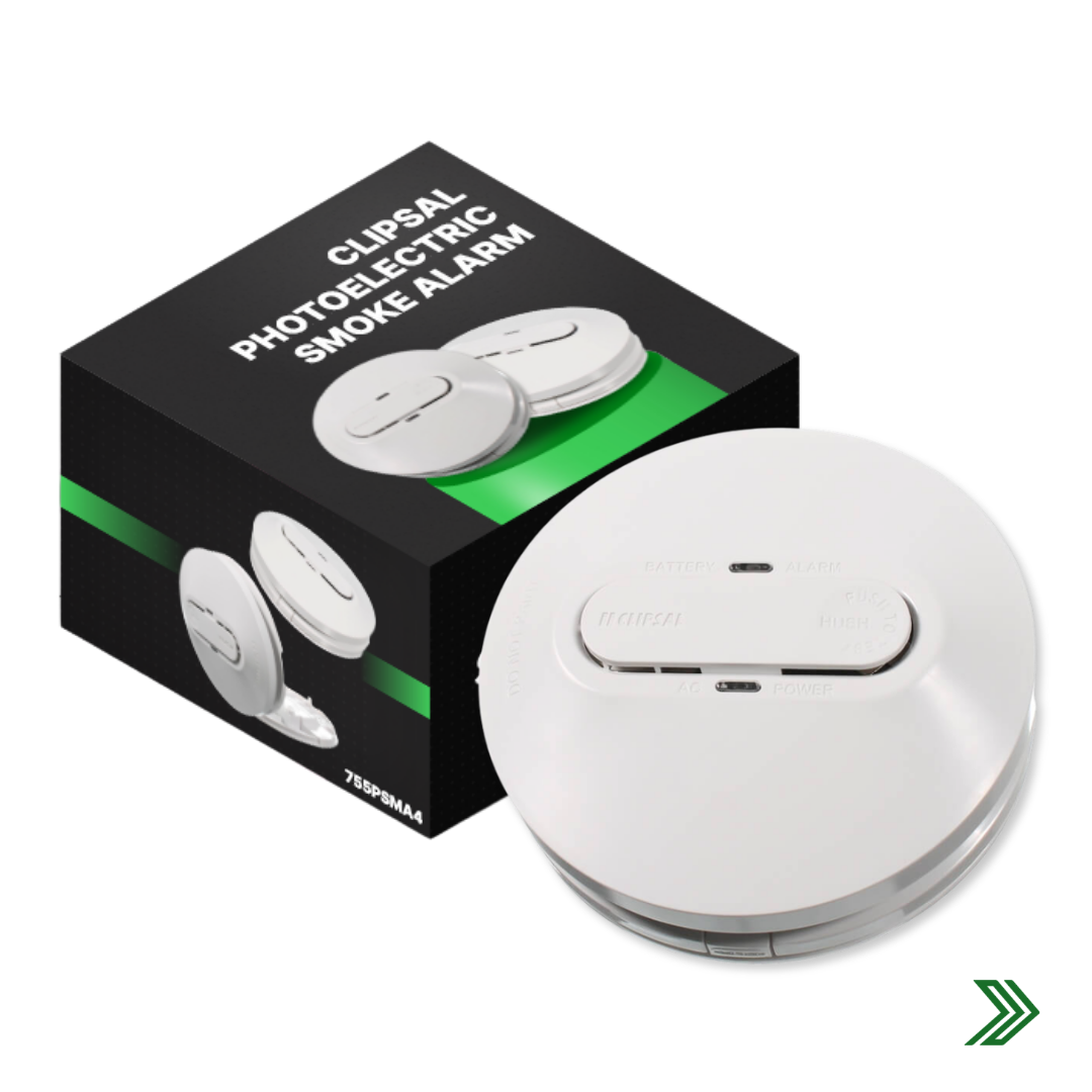 Click to shop the whole Clipsal Smoke Alarm range.