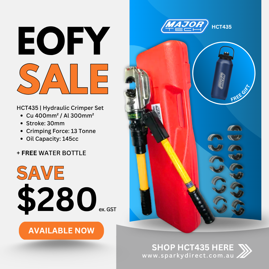 Click here for a hydraulic crimper set with accessories and a free water bottle bonus.