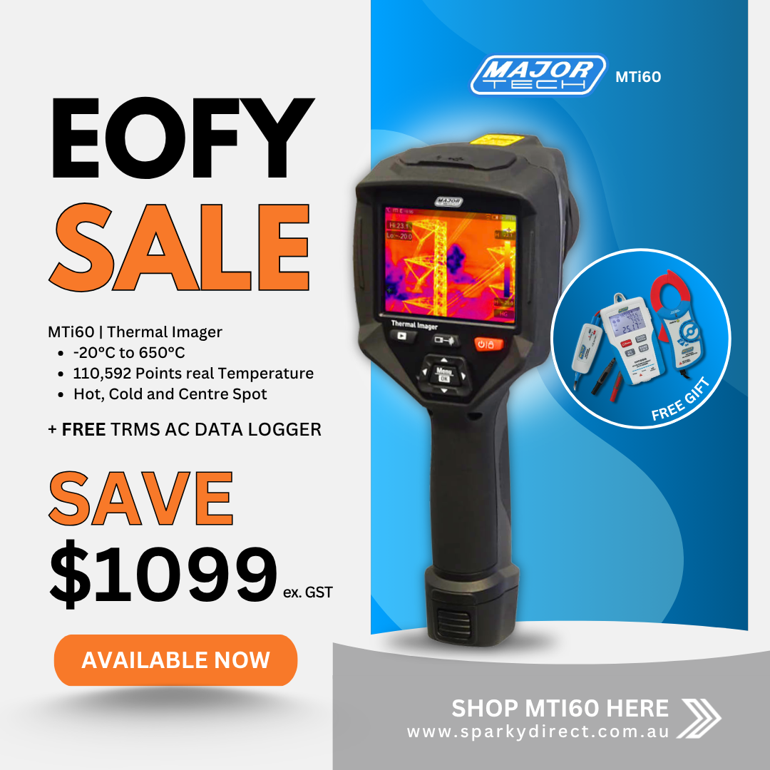 Click here for a high-resolution thermal imager sale graphic with extended temperature range and free data logger.