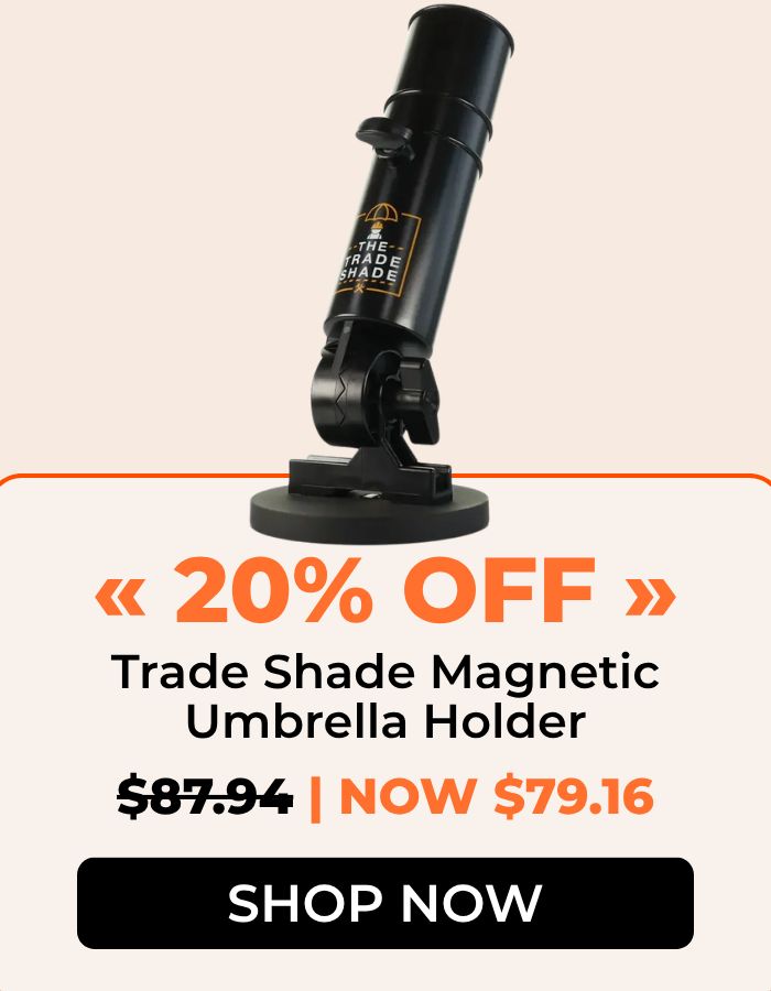 Trade Shade Magnetic Umbrella Holder on sale for 20% off
