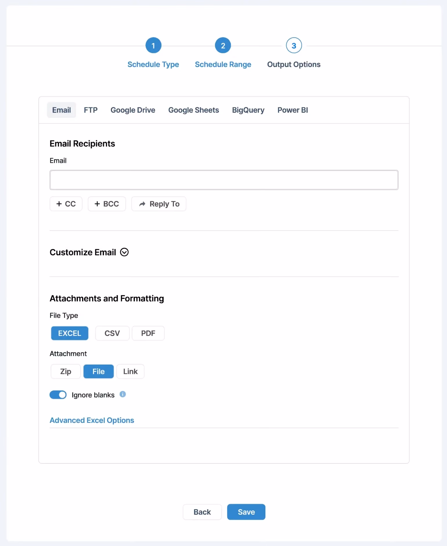 Shopify Report Scheduling and Export Options
