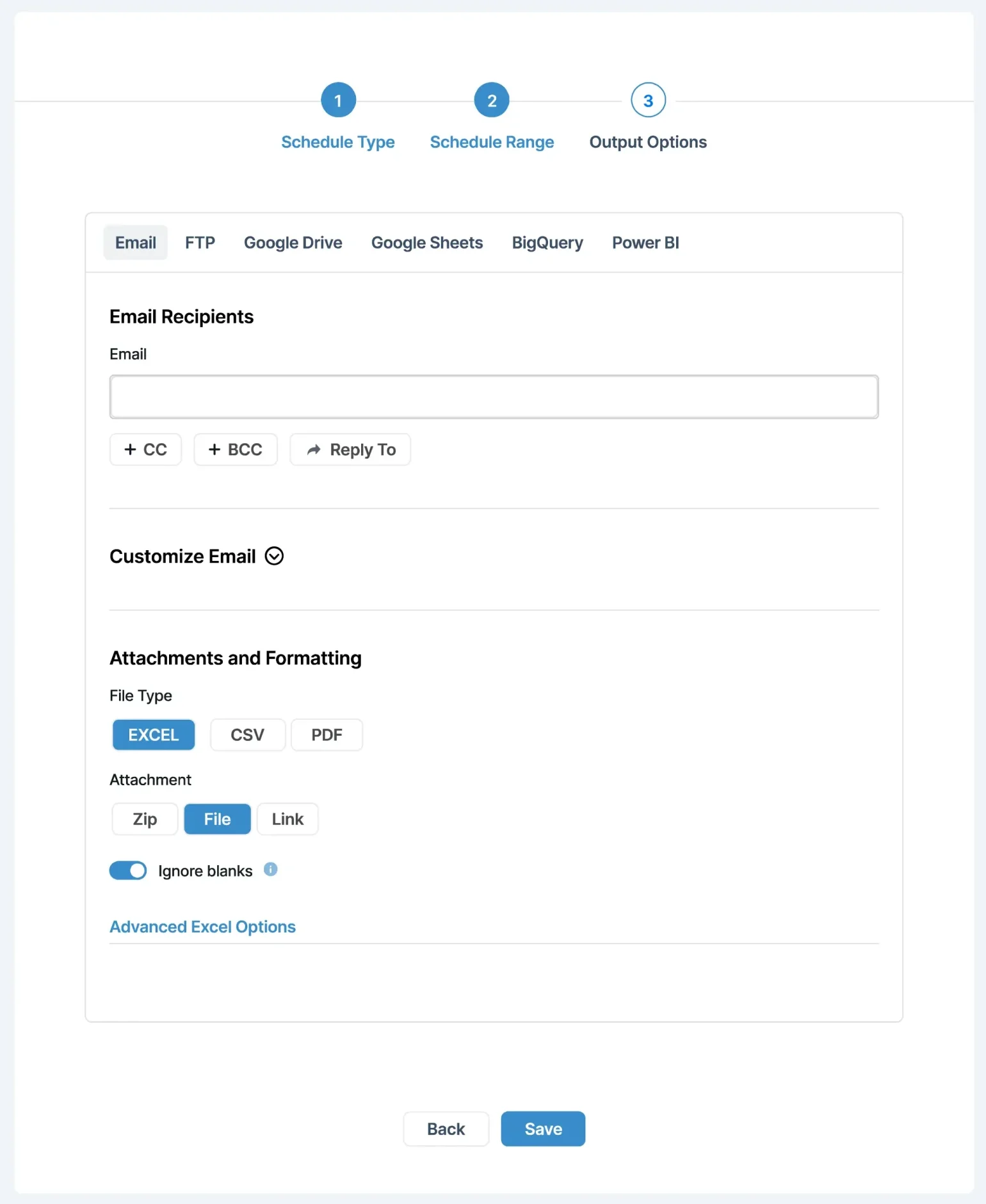 Shopify Report Scheduling and Export Options