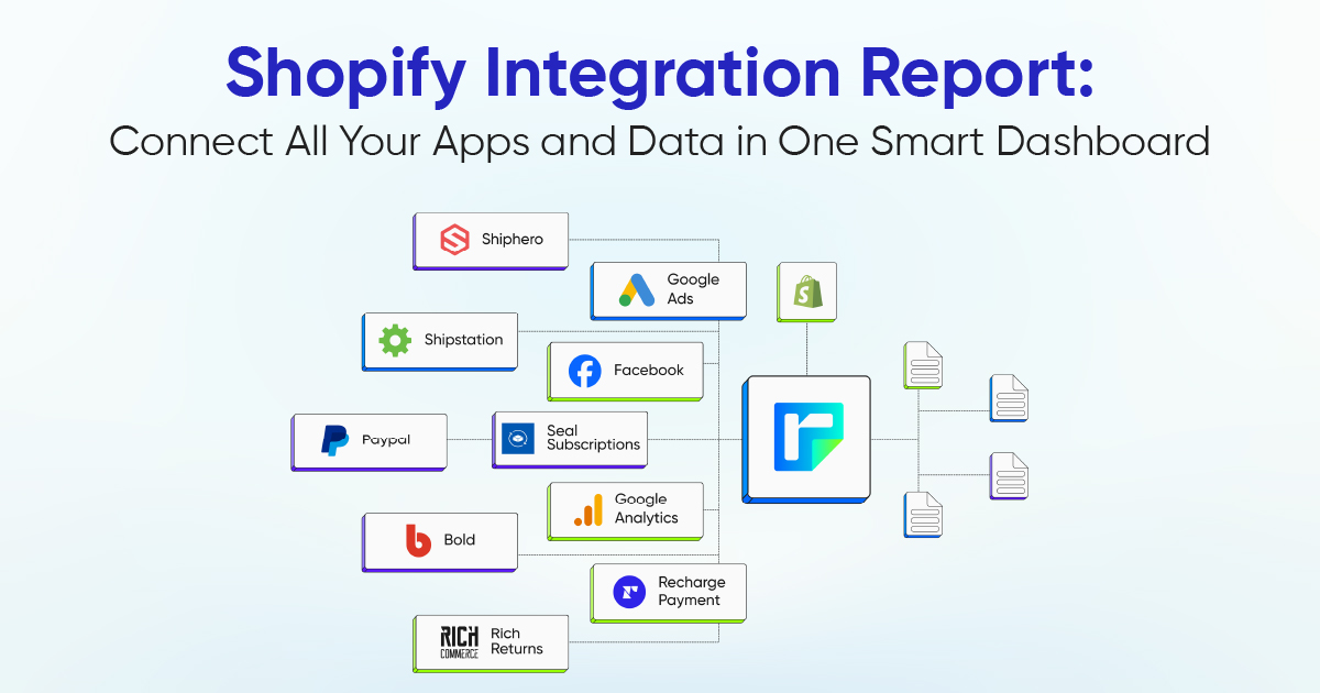 Shopify Integration Report: Connect All Your Apps and Data in One Smart Dashboard