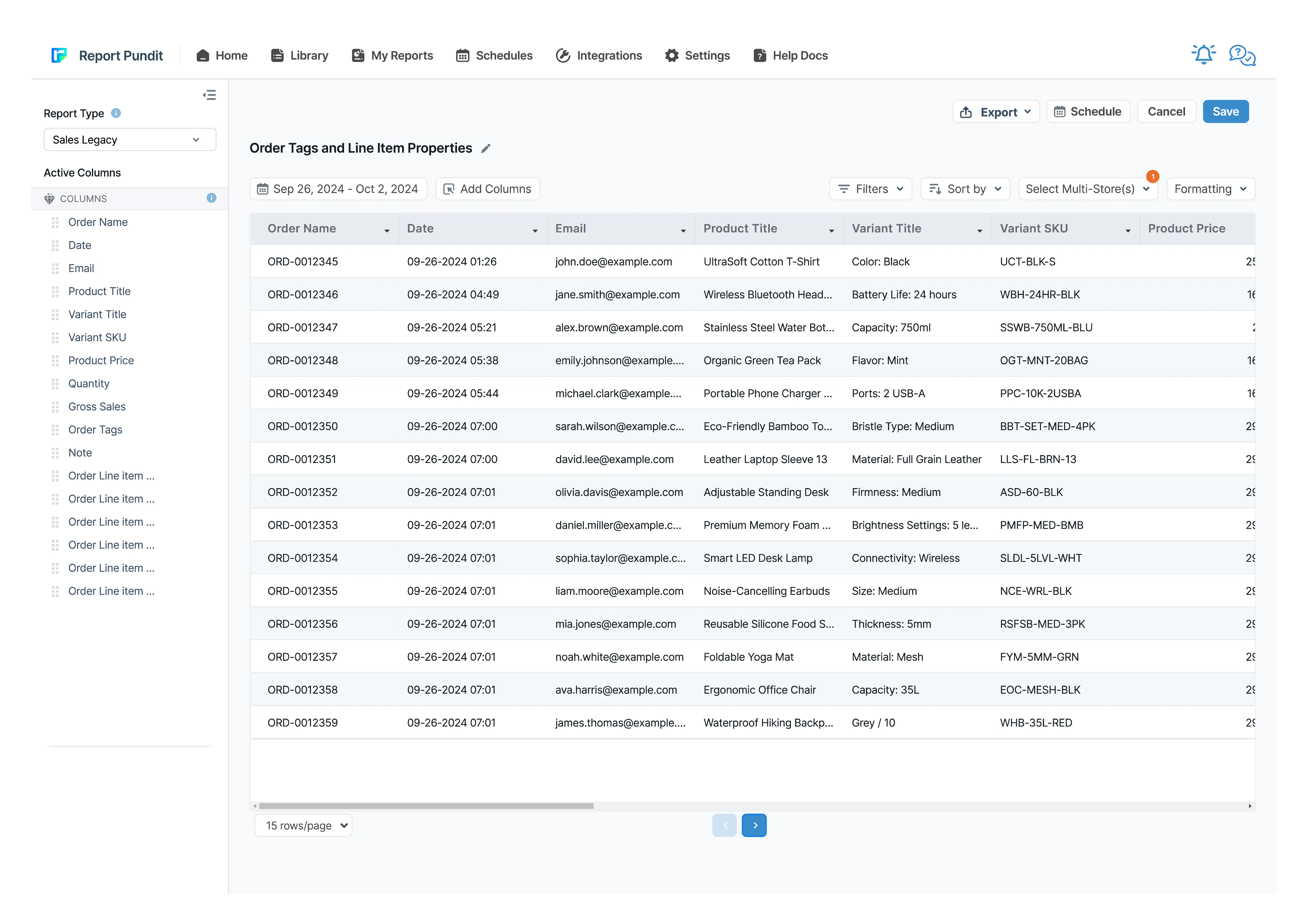 Order Tags and Line Item Properties