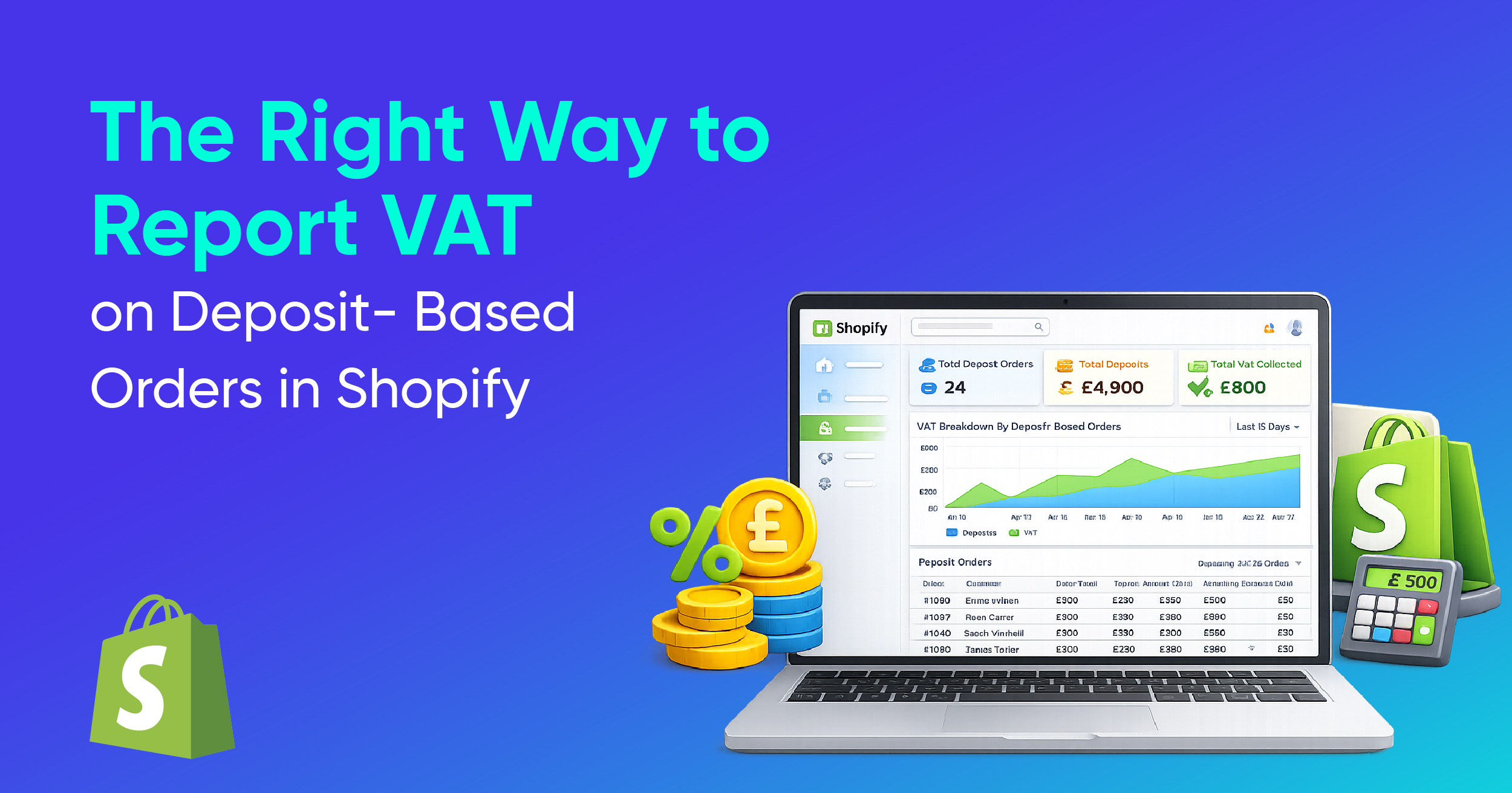 The Right Way to Report EU VAT(IOSS) on Deposit-Based Orders in Shopify