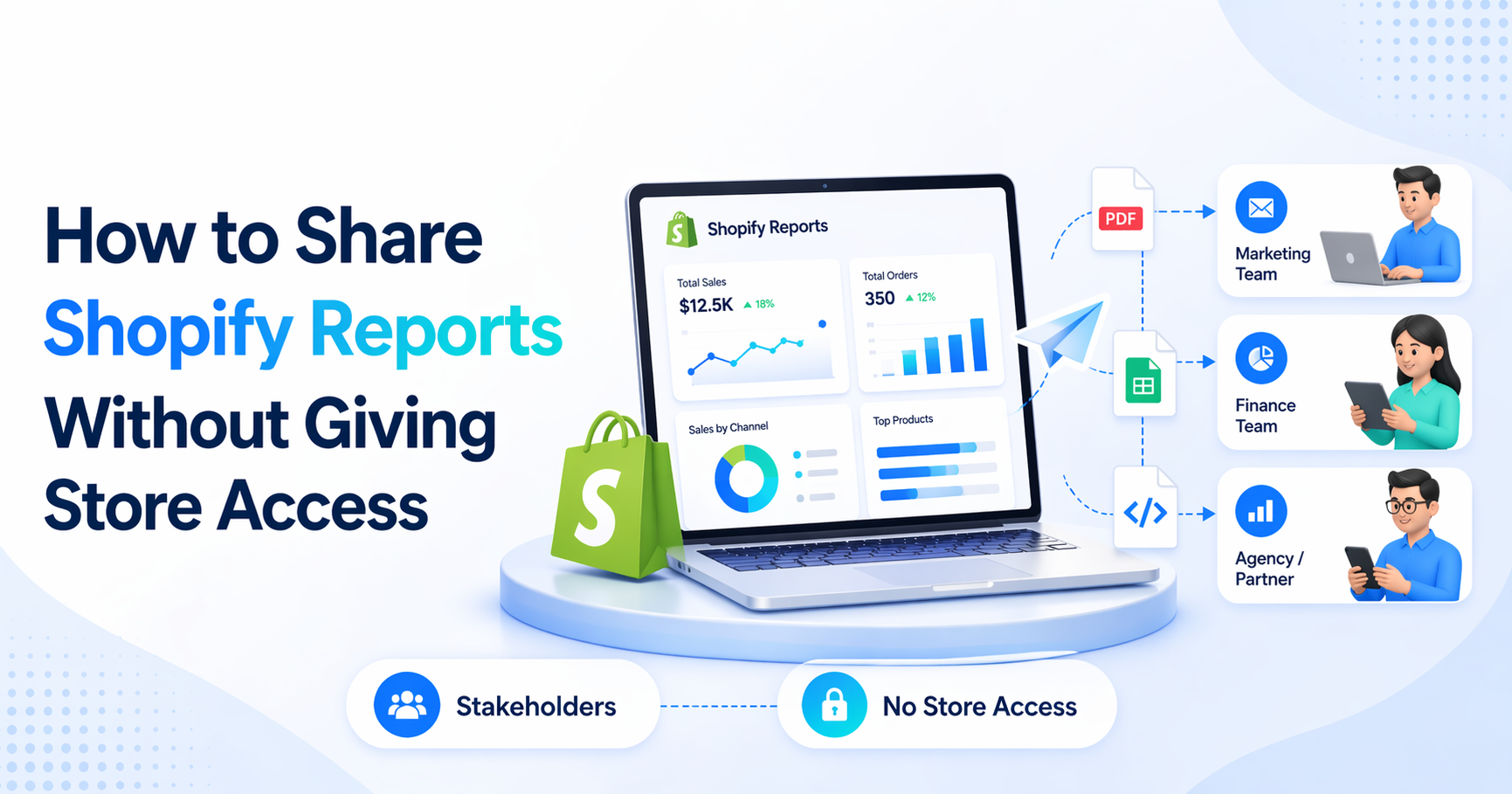 How to Share Shopify Reports Without Giving Store Access