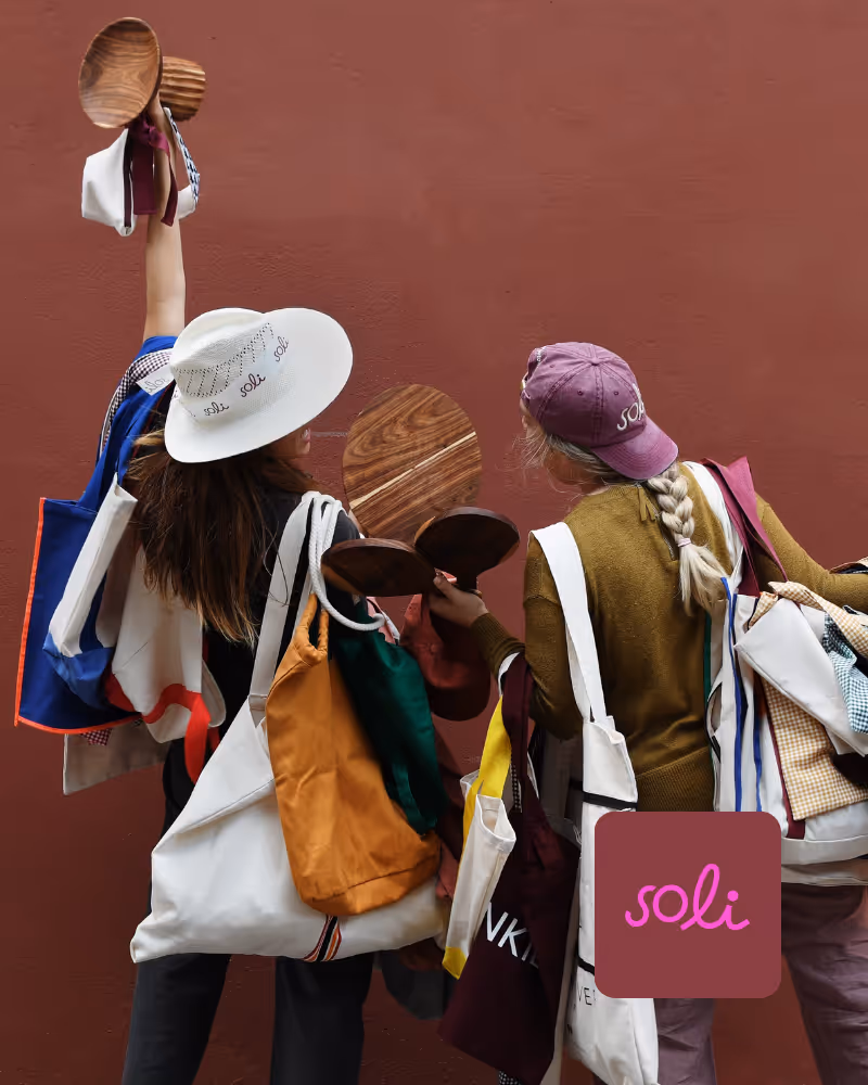 Soli Custom Bags and Merch Brand Image