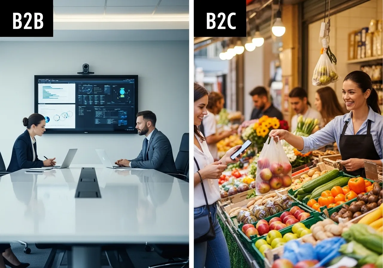 ความแตกต่างระหว่าง B2B และ B2C Sales: กุญแจสู่ความสำเร็จทางธุรกิจ