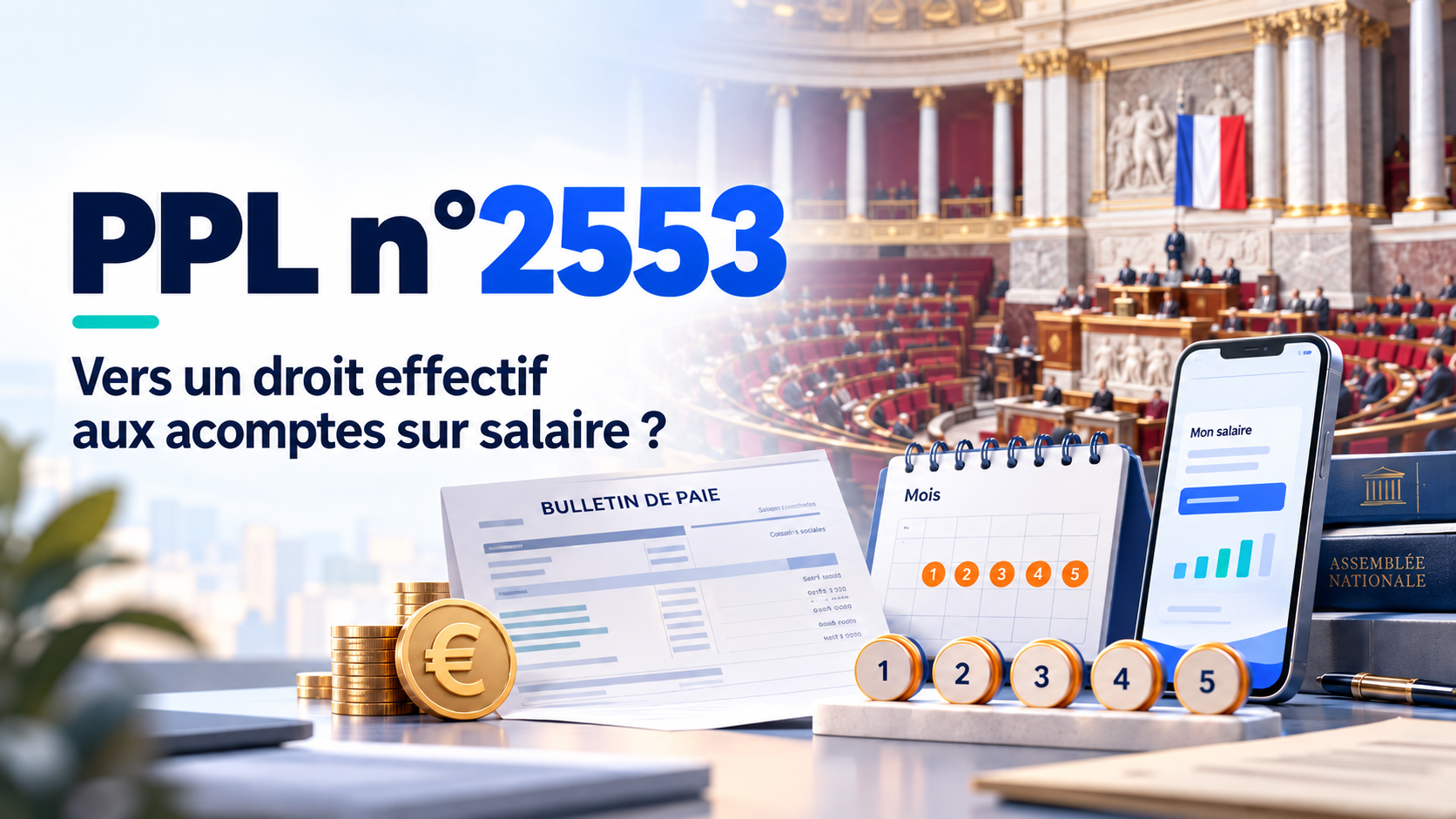 PPL 2553 : jusqu’à 5 acomptes sur salaire par mois ?