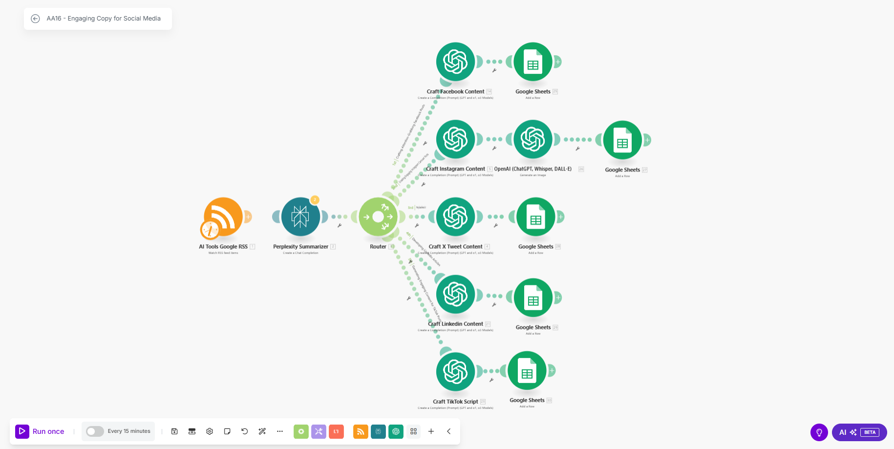 AI social media copy generator for engaging captions and posts