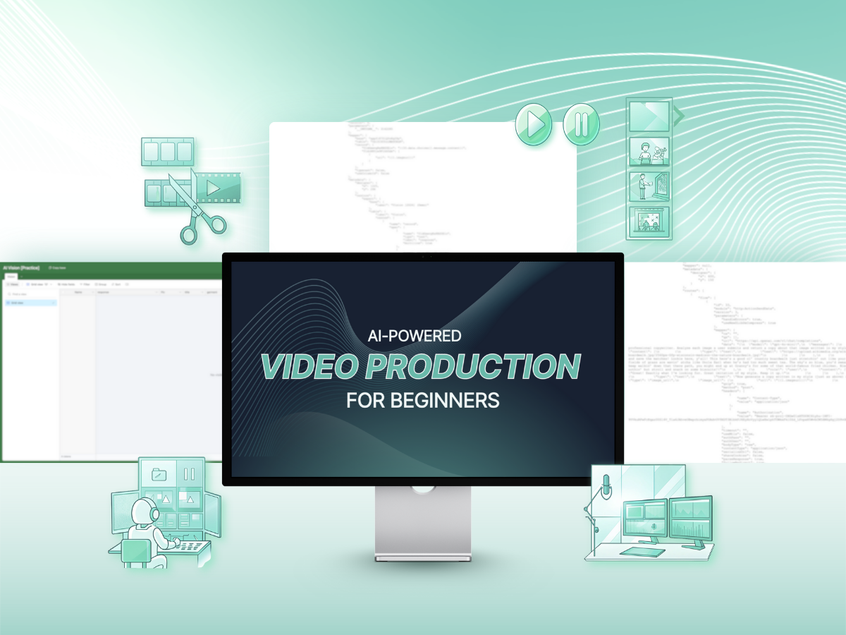Beginner-friendly AI video production course online