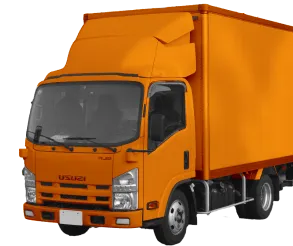 Box Truck delivery vehicle.