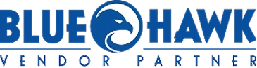 Bluehawk vendor partner logo.