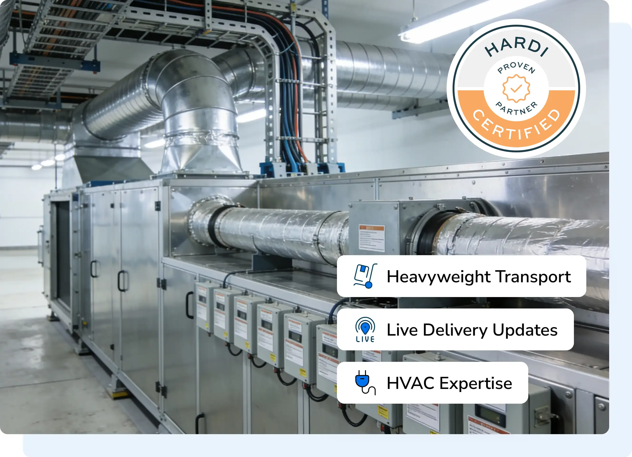 HVAC industry delivery