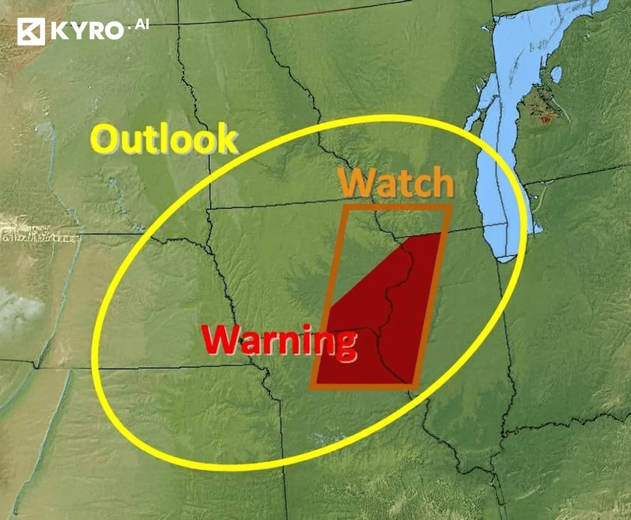 Storm watch vs storm warning - KYRO AI Storm response