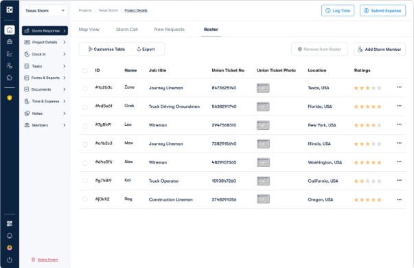 Storm roster building using StormShield