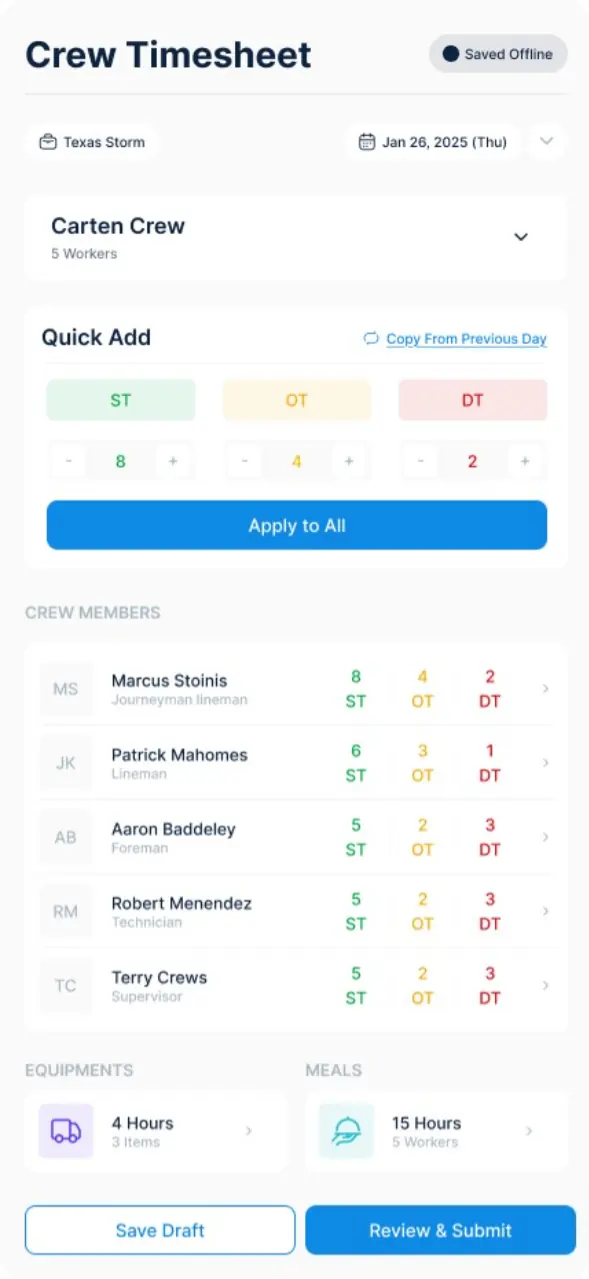 Offline functionality to work in low/no network area. - KYRO AI