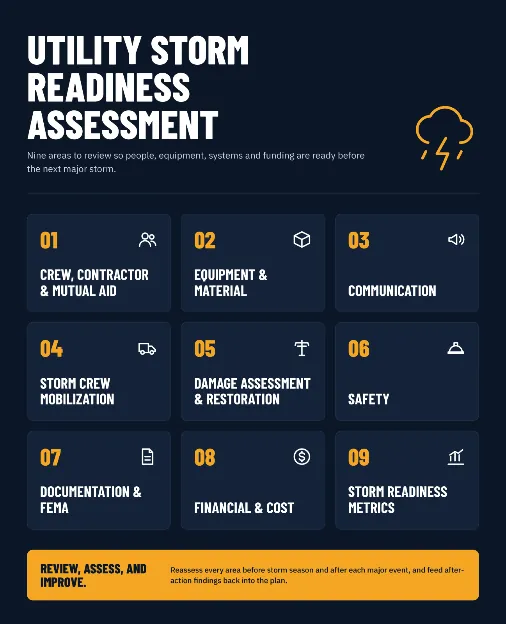 Utility Storm readiness assessment