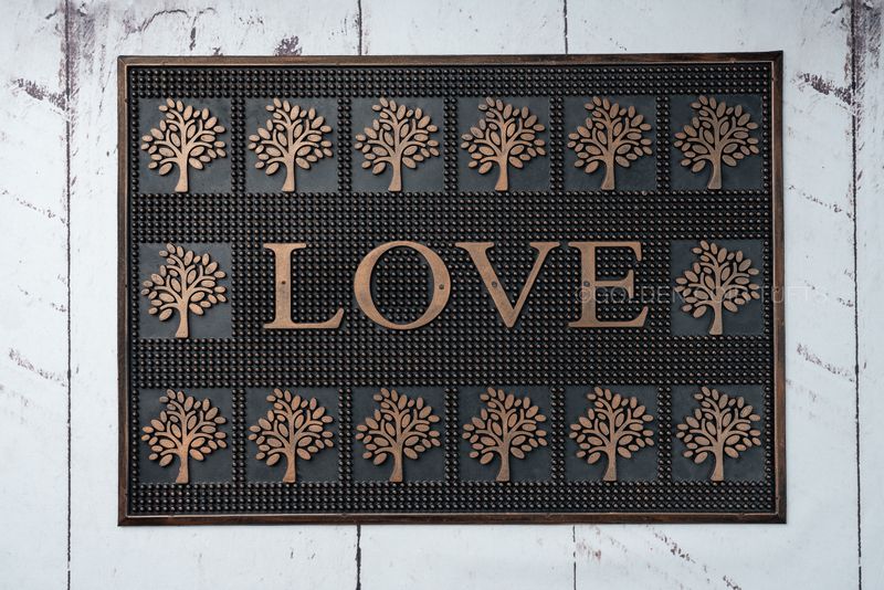 Rubber pin mat