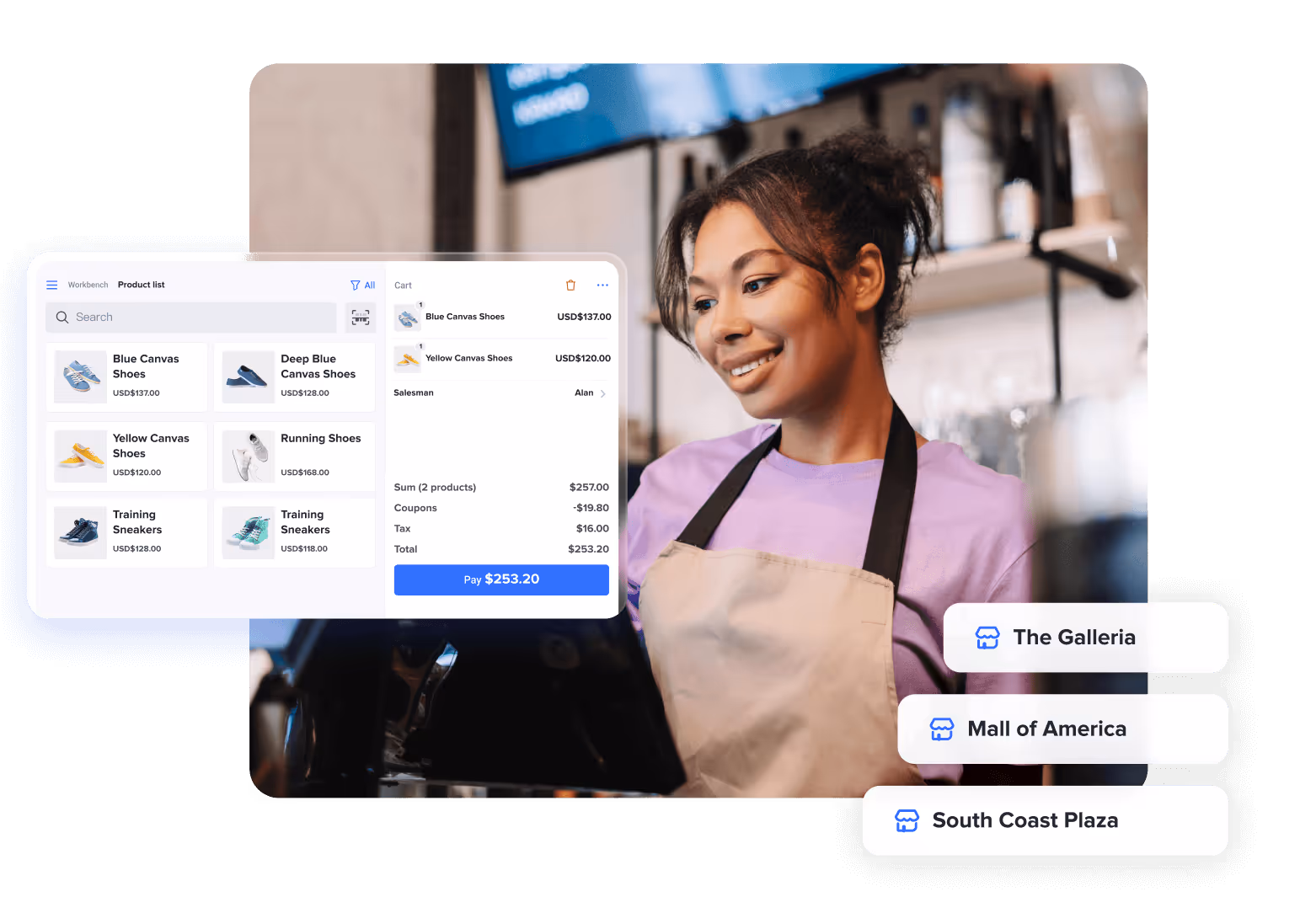Unify online with offline retail with SHOPLINE POS