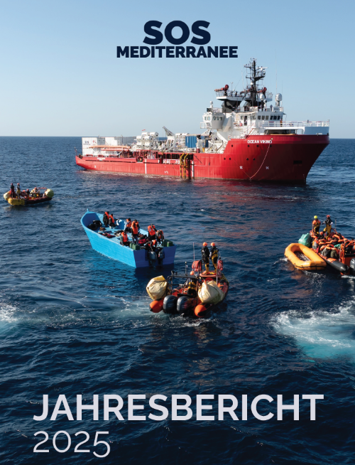 Cover Jahresbericht 2026 SOS MEDITERRANEE Deutschland