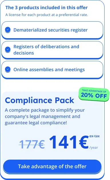 Pack conformité Axiocap remise exceptionnelle 