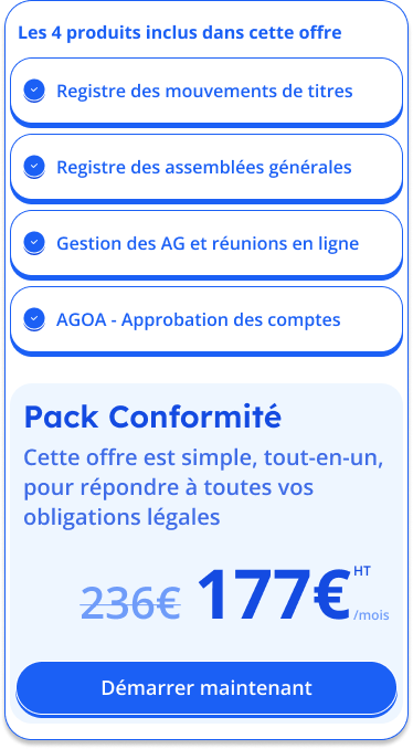 Pack conformité Axiocap remise exceptionnelle 