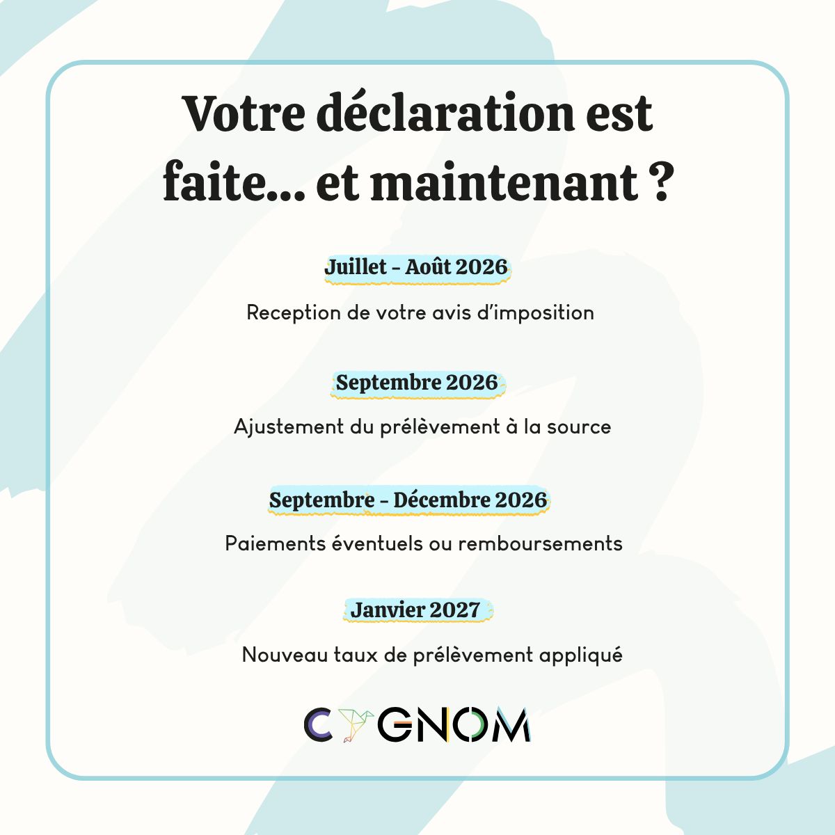 Déclaration des revenus 2026 