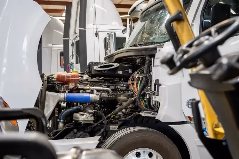 Truck engine repair services in Fontana, CA