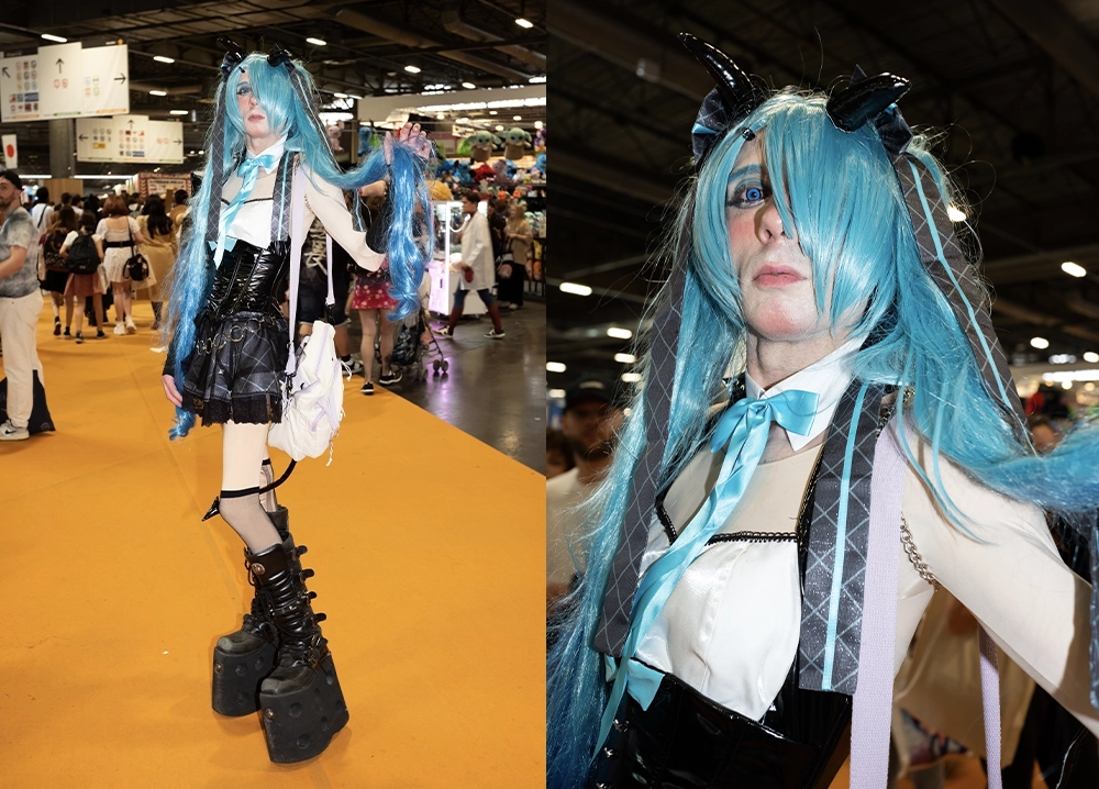 Julien en Hatsune Miku, Japan Expo 