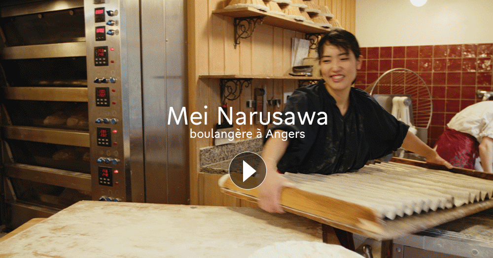 Mei Narusawa, boulangère à Angers