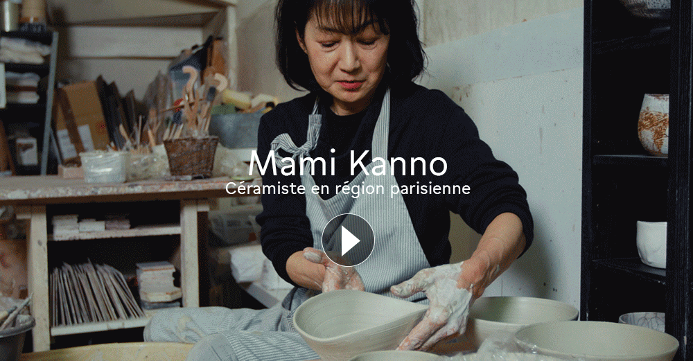 Mami Kanno, céramiste en région parisienne