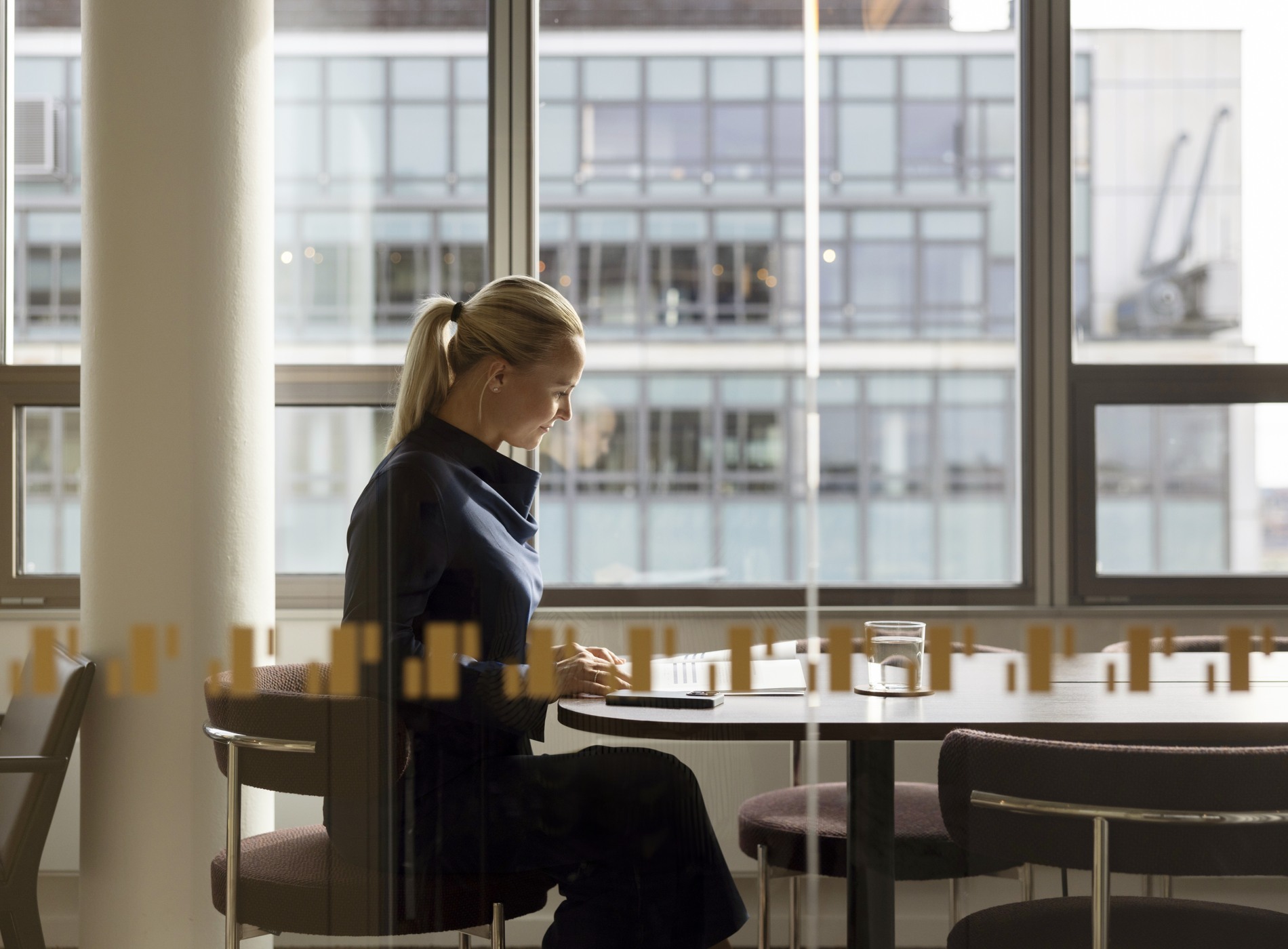 Allshares employee working