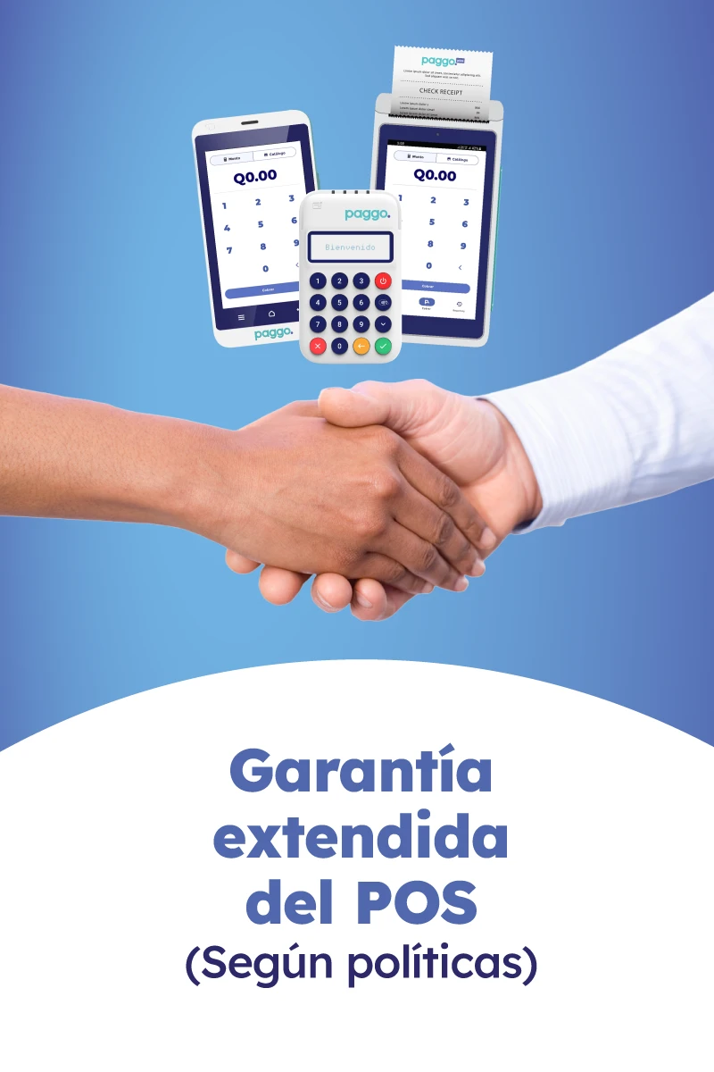 Garantía extendida del POS (según políticas)