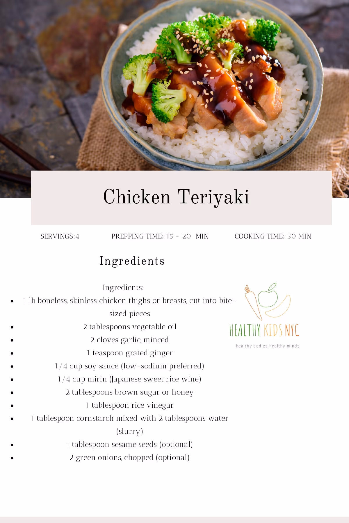 Chicken Teriyaki