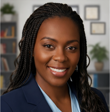 Priscilla Gooden smiling in a professional office setting