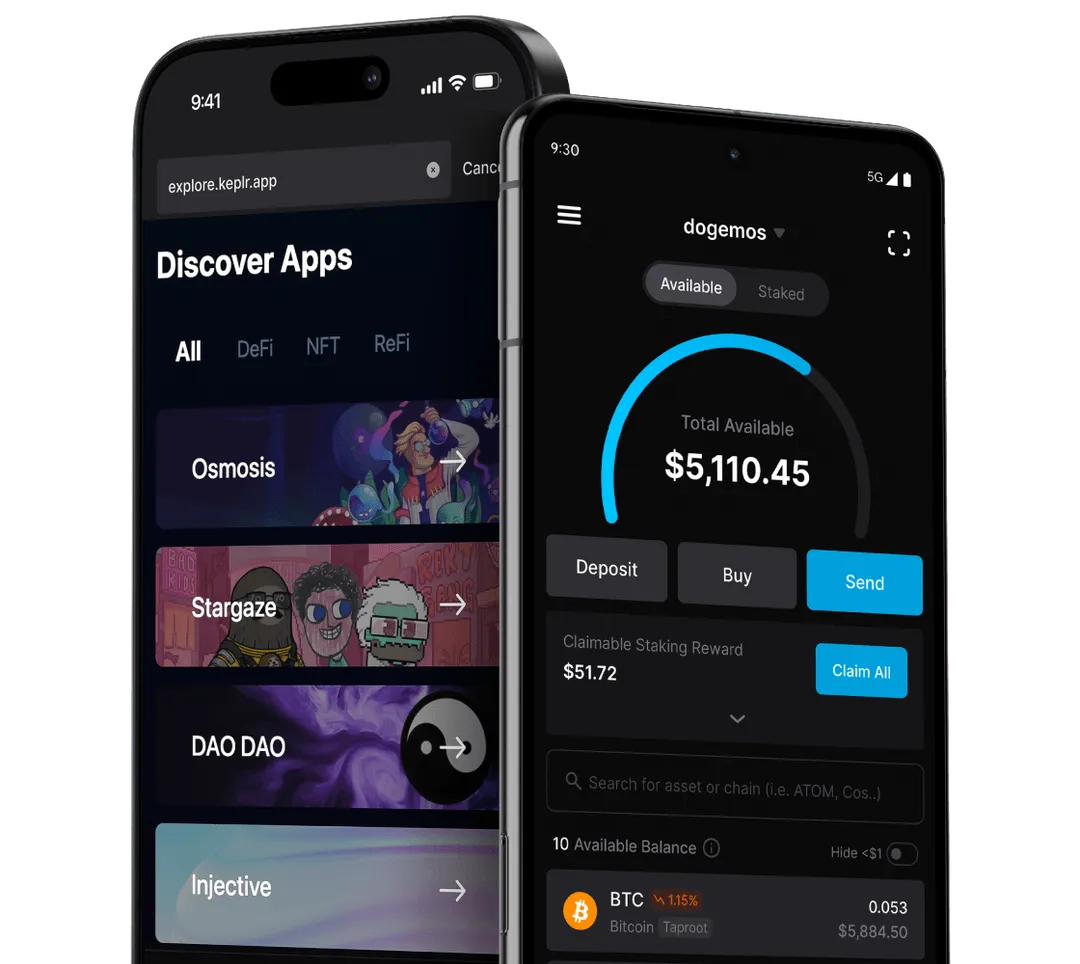 Mobile App interface