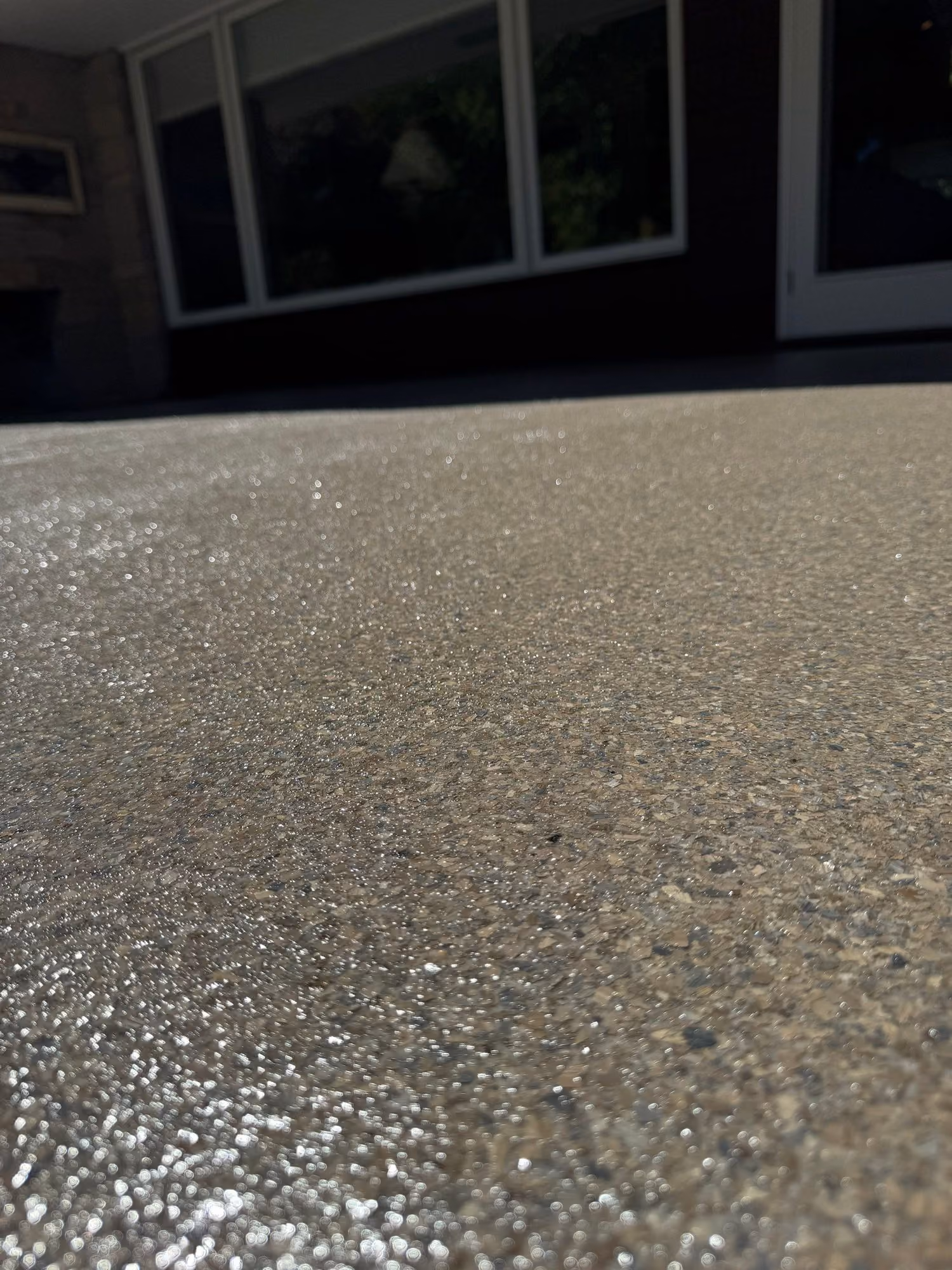 Flint Enviroflake epoxy flake floor by Cascade Concrete Coatings