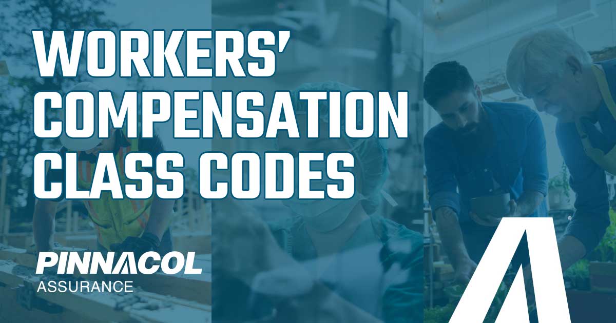 Workers' comp class codes | Pinnacol