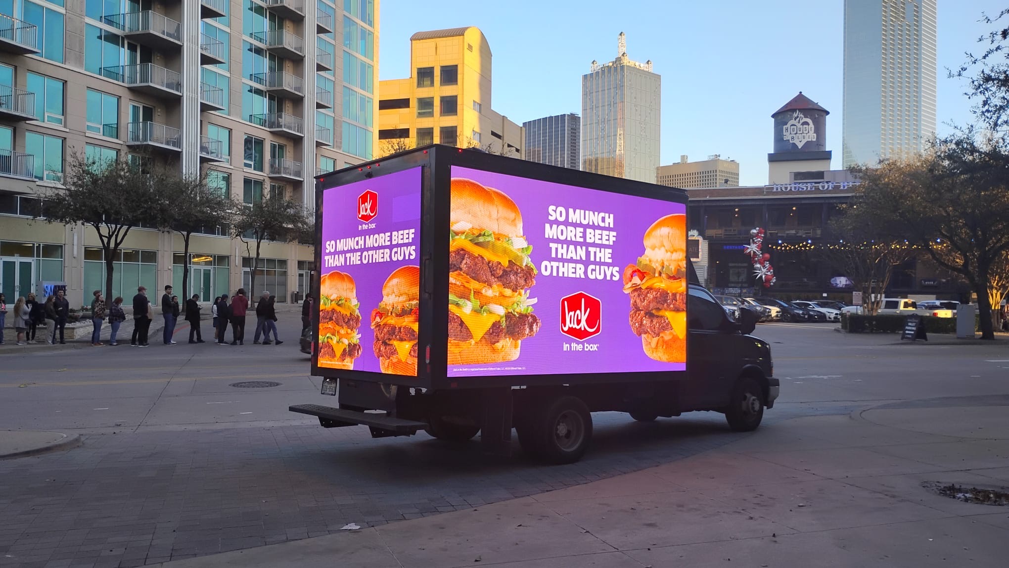 Mobile Billboard Dallas LED Media Truck #1