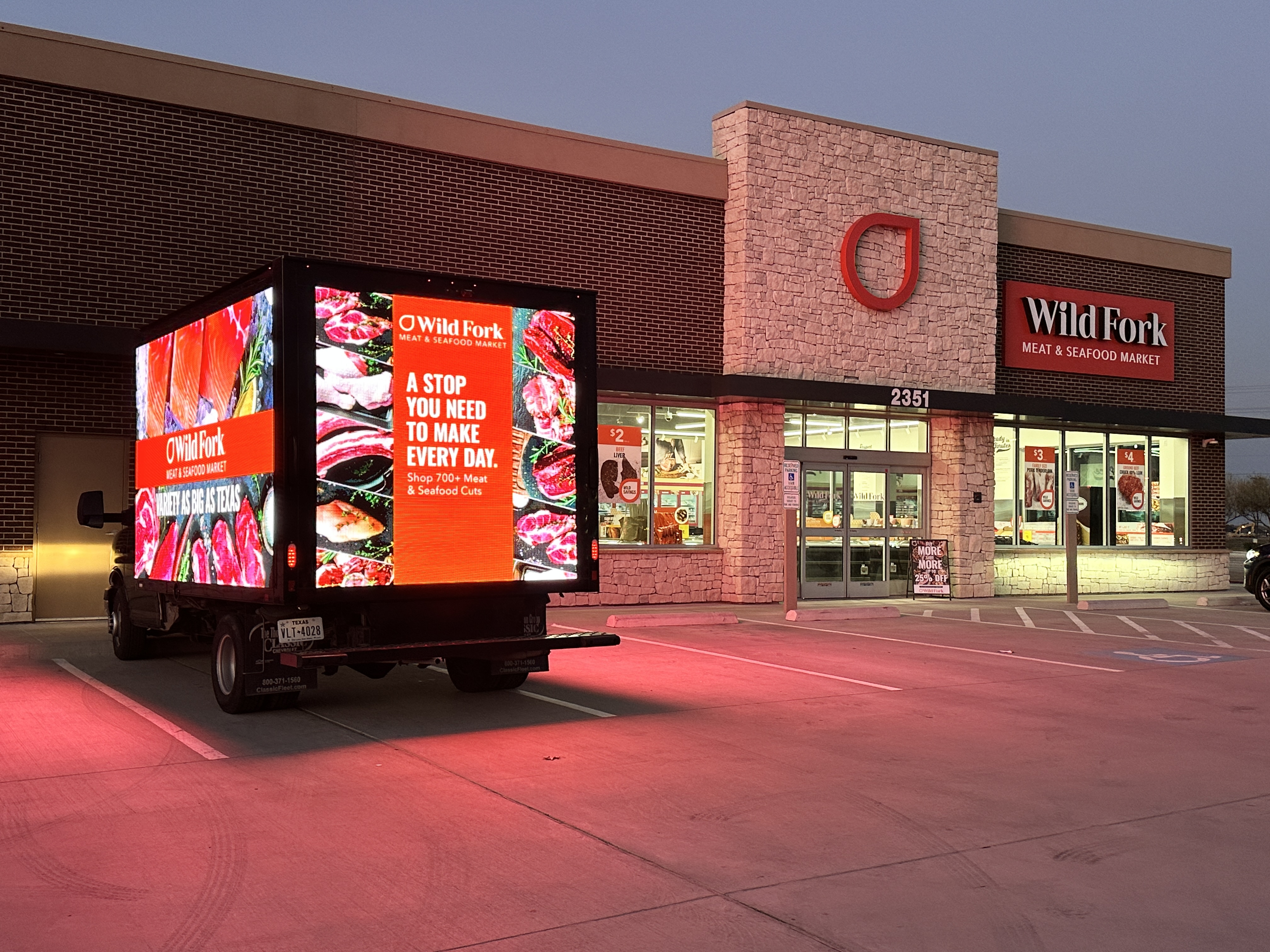 Mobile Billboard Dallas LED Media Truck #3