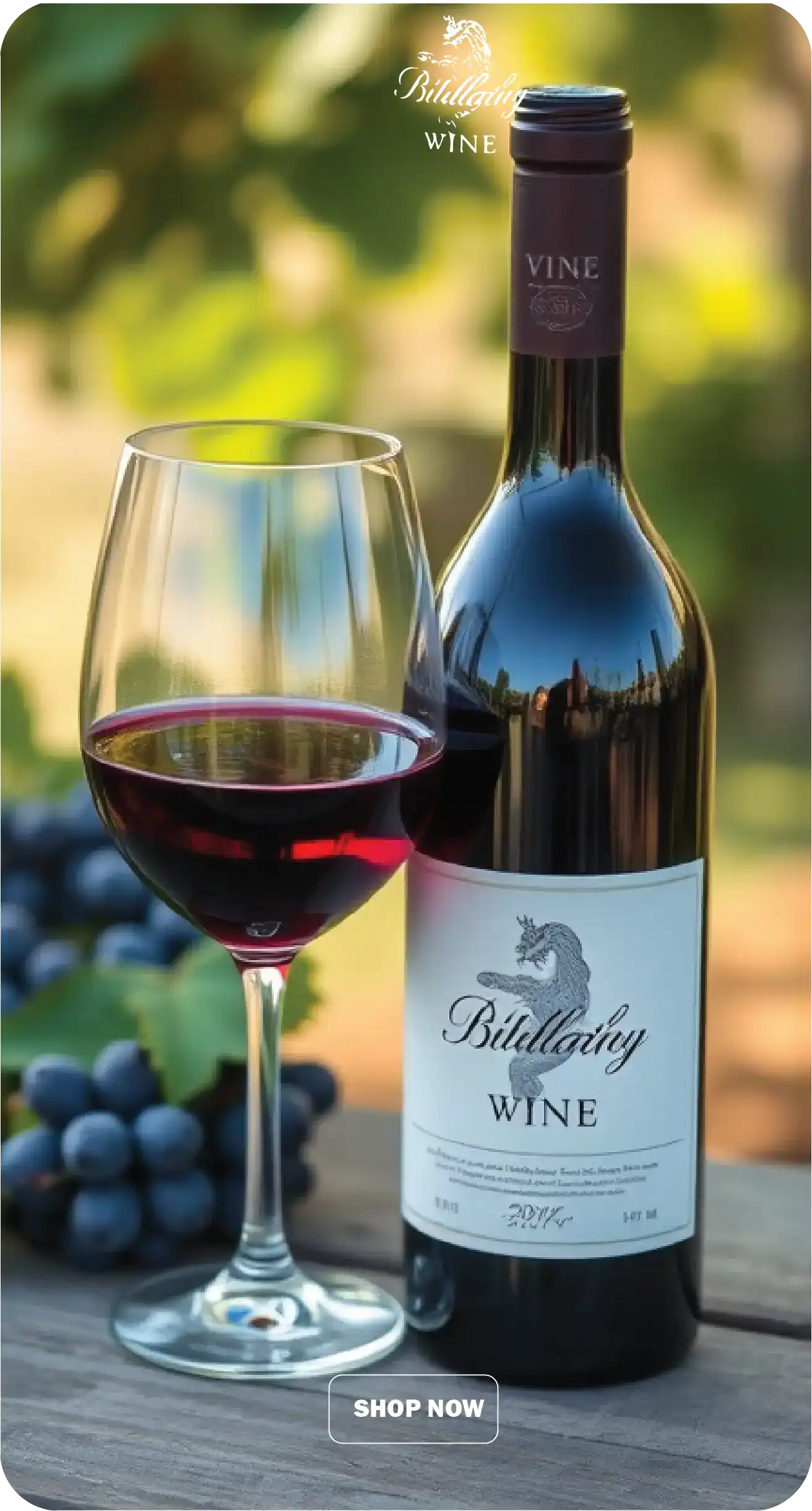 Red Wine Advertisement Design
