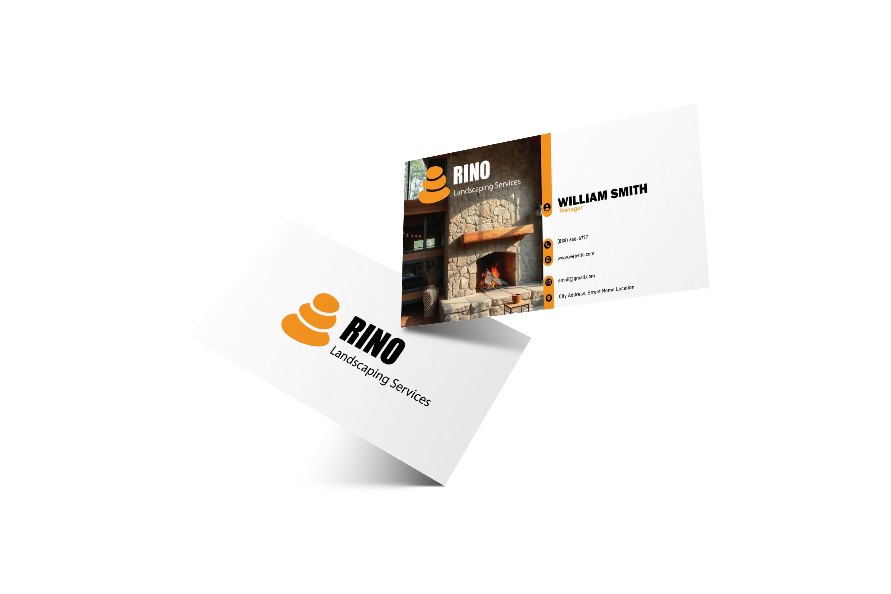 Rino Landscaping Business Card