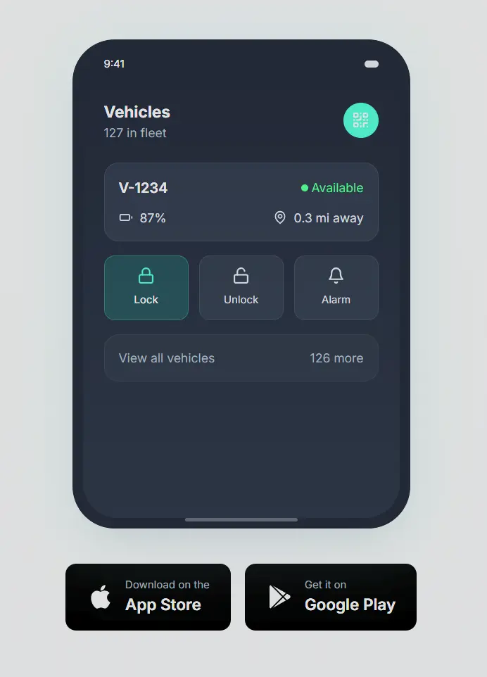 Levy Electric mobile scooter rental app - Tritonmark Connecticut development