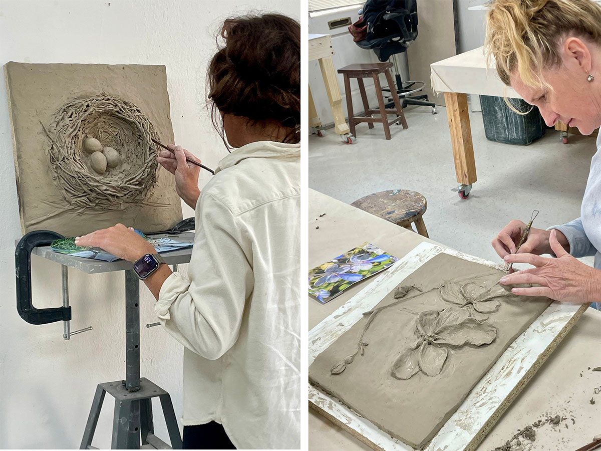 Flowers and Plants in Clay - Heidi Mortensen